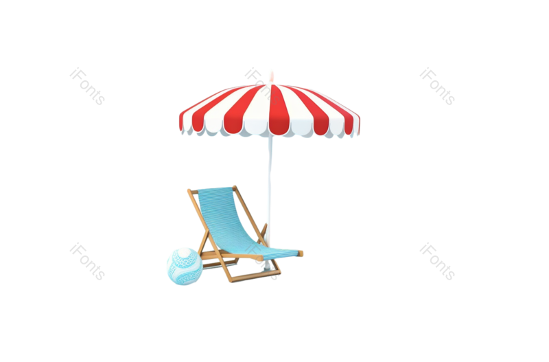 卡通图片,夏天元素,插画PNG,蓝色免抠素材